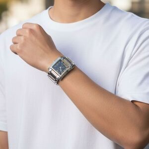 Vintage Paul Jardin New Mans Watch Quartz Movement